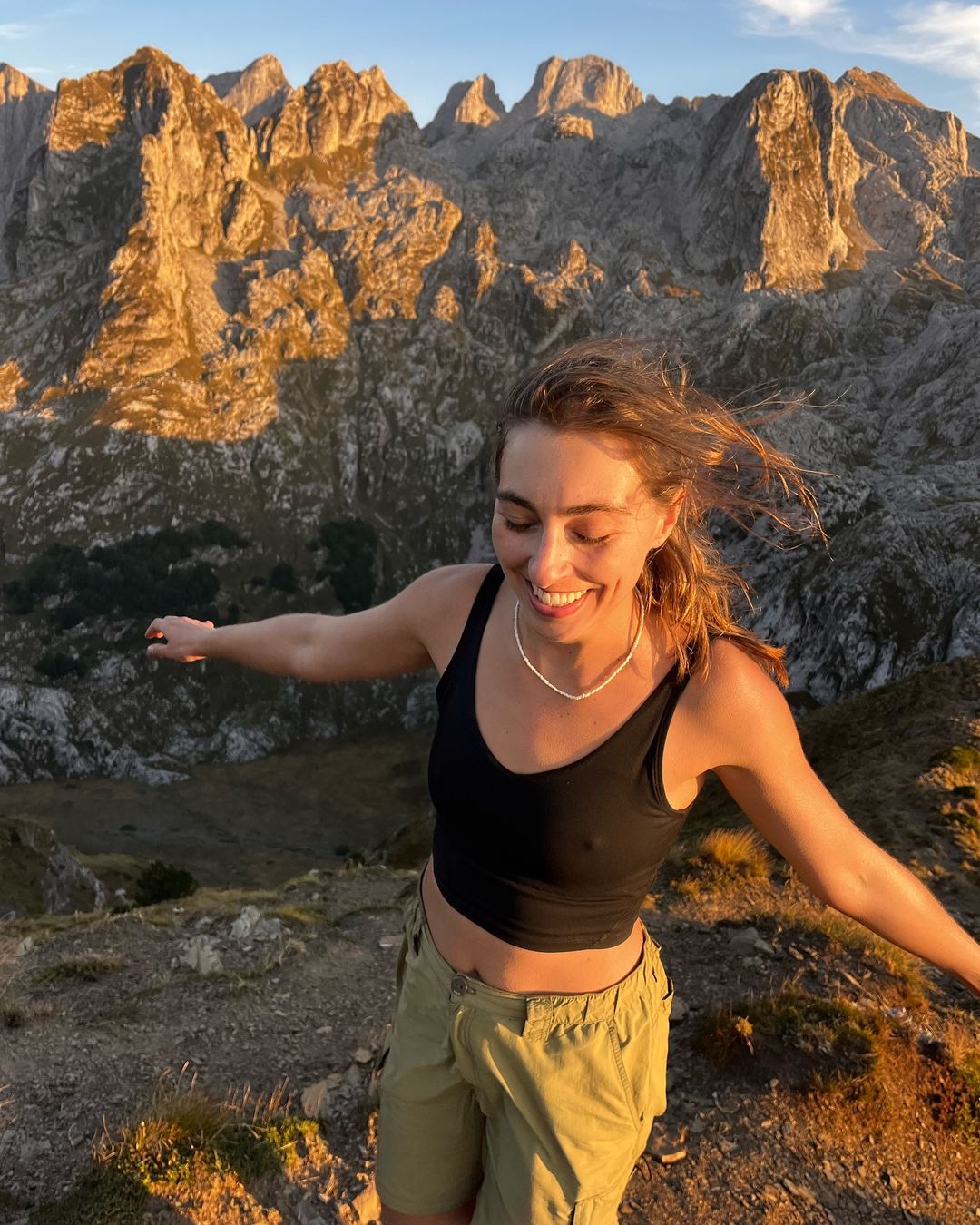 Nora enjoying an adventure